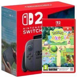 Ігрова приставка Nintendo Switch 2 Pokemon Pokopia Bundle (045496337445) Black