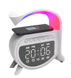 Бездротовий зарядний пристрій Infinity Andowl 4в1 5A Pro White інтелектуальна світлодіодна лампа (Уцінений)