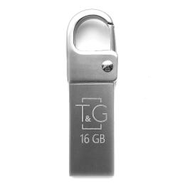 Флеш память T&amp;G 027 Metal 16GB USB 2.0 з карабіном