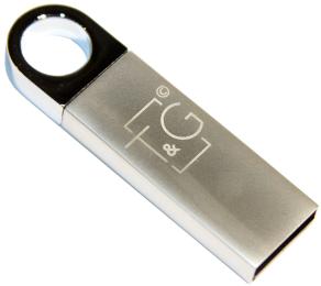 Флеш память T&amp;G 026 Metal 8GB USB 2.0 Silver