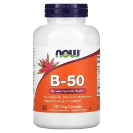 Вітамінно-мінеральний комплекс Now Foods B-50 - 250 vcaps (2022-10-1427)