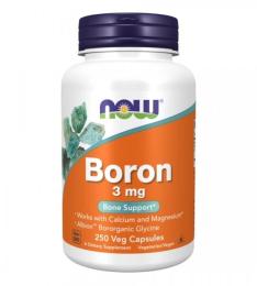 Вітамінно-мінеральний комплекс Now Foods Boron 3 mg - 250 vcaps (2022-10-2582)