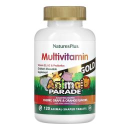 Вітаміни та мінерали Natures Plus Childrens Gold Multivitamin - 120 tabs Assorted (2022-10-2847)