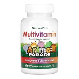 Вітаміни та мінерали Natures Plus Childrens Multivitamin - 180 tabs Assorted (2022-10-2861)