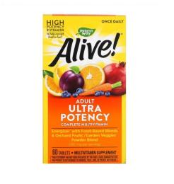 Вітаміни та мінерали Natures Way Adult Ultra Potency Multi - 60 tabs (2022-10-1056)