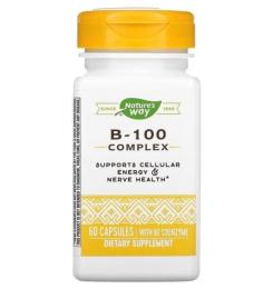 Вітаміни та мінерали Natures Way B-100 Complex - 60 caps (2022-10-1722)