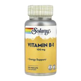 Вітаміни та мінерали Solaray Vitamin B-1 100mg - 100 vcaps ( 2023-10-6421)