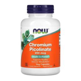 Вітаміни та мінерали Now Chromium Picolinate 200 mcg (100 caps) ( 02134-01)