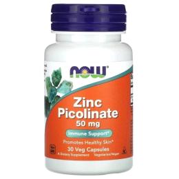 Вітаміни та мінерали Now Zinc Picolinate 50 mg (30 caps) ( 23507-01)