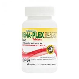 Вітаміни та мінерали Natures Plus Hema-Plex Iron (60 slow-release tablets) (24860-01)