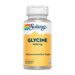 Вітаміни та мінерали Solaray Glycine 1000 mg (60 veg caps) ( 24854-01)