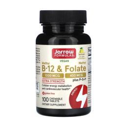 Вітамінно-мінеральний комплекс Methyl B-12 &amp; Methyl Folate - 100 tabs (2023-10-5585)