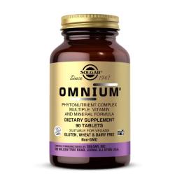 Вітаміни та мінерали Solgar Omnium Phytonutrient Complex Multiple Vitamin &amp; Mineral Formula - 90 tabs ( 2023-10-5656)