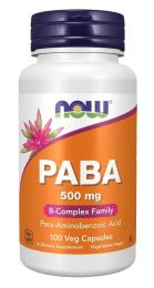 Вітамінно-мінеральний комплекс Now Foods PABA 500mg - 100 caps (2022-10-2059)