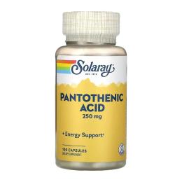 Вітаміни та мінерали Solaray Pantothenic Acid 250mg - 100 caps ( 2023-10-6744)