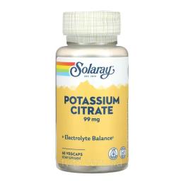 Вітаміни та мінерали Solaray Potassium 99mg - 60 vcaps ( 2023-10-6770)