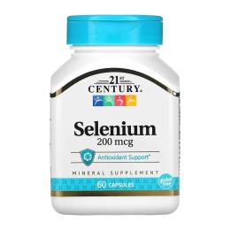 Вітамінно-мінеральний комплекс 21st Century Selenium 200 mcg - 60 caps (100-94-7113786-20)