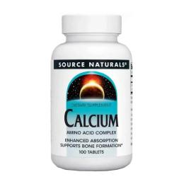 Вітаміни та мінерали Source Naturals Calcium 200 mg (100 tab) ( 24858-01)