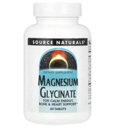 Вітаміни та мінерали Source Naturals Magnesium Glycinate (60 tab) ( 24094-01)