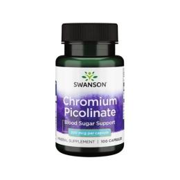 Вітаміни та мінерали Swanson Chromium Picolinate 200 mcg (100 caps) ( 19533-01)