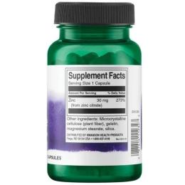 Вітаміни та мінерали Swanson Zinc Citrate 30 mg (60 caps) ( 24848-01)