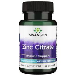 Вітаміни та мінерали Swanson Zinc Citrate 50 mg (60 caps) ( 23906-01)