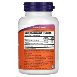 Натуральні добавки і екстракти Now Foods Alpha Lipoic Acid 100mg - 120 vcaps (2022-10-0693)