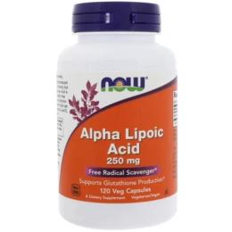 Натуральні добавки і екстракти Now Foods Alpha Lipoic Acid 250mg - 120 vcaps (2022-10-2618)