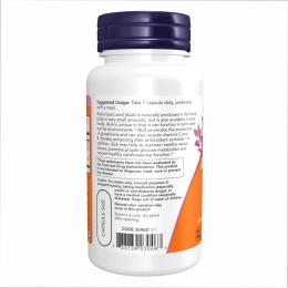 Натуральні добавки і екстракти Now Foods Alpha Lipoic Acid 600mg - 60 vcaps (2022-10-2317)