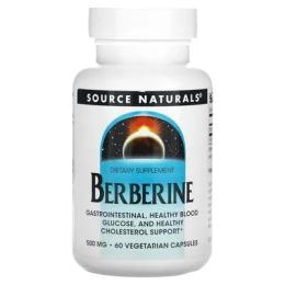 Натуральні добавки і екстракти Source Naturals Berberine 500 mg - 60 caps (2023-10-5147)