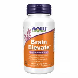 Натуральні добавки і екстракти Now Foods Brain Elevate - 60 vcaps (2022-10-0101)