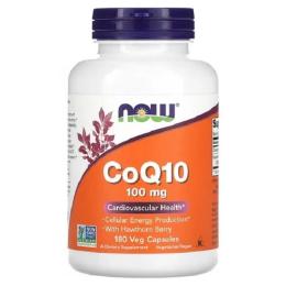 Натуральні добавки і екстракти Now Foods CoQ10 100mg - 180 vcaps (2023-10-5244)