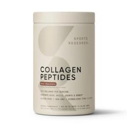 Натуральні добавки і екстракти Sports Research Collagen Peptides - 640g Dark Chocolate (2023-10-4392)