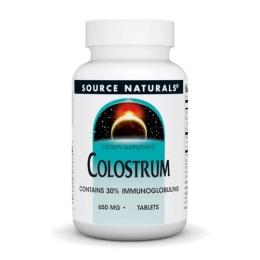 Натуральні добавки і екстракти Source Naturals Colostrum 650 mg - 30 tabs (2023-10-5119)