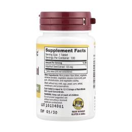 Натуральні добавки і екстракти NutriBiotic Grapefruit Seed Extract 125mg - 100 tabs (2023-10-5478)