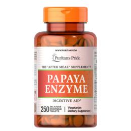 Натуральні добавки і екстракти Puritans Pride Papaya Enzyme - 250 tablets (100-13-1481728-20)