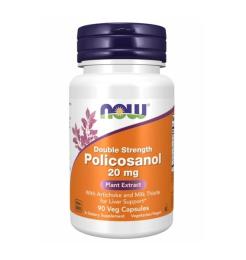 Натуральні добавки і екстракти Now Foods Policosanol 20mg Plus - 90 vcaps (2022-10-2384)
