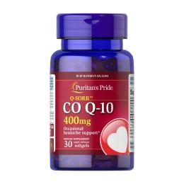 Натуральні добавки і екстракти Puritans Pride Q-SORB Co Q-10 400mg - 30 softgels (2023-10-4581)
