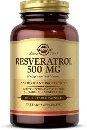 Натуральні добавки і екстракти Solgar Resveratrol 500 mg - 30 vcaps (2024-11-0727)