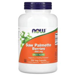 Натуральні добавки і екстракти Now Foods Saw Palmetto 550mg - 250 vcaps  (2022-10-0714)
