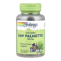 Натуральні добавки і екстракти Solaray Saw Palmetto Berry 580mg - 180 vcaps (2023-10-6726)
