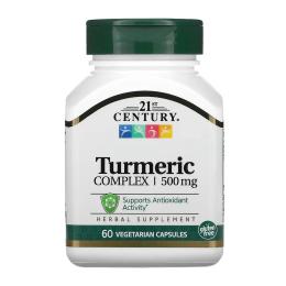 Натуральні добавки і екстракти 21st Century Turmeric Complex - 60 vcaps (2023-10-7109)