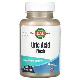Натуральні добавки і екстракти KAL Uric Acid Flush - 60 vcaps (2023-10-7026)