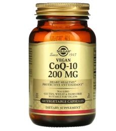 Натуральні добавки і екстракти Solgar Vegan CoQ10 200 mg - 60 vcaps (2024-11-0730)
