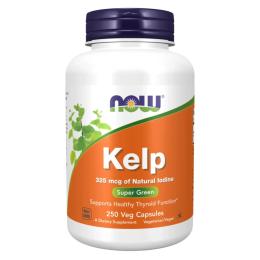 Натуральні добавки і екстракти Now Foods Kelp 325mcg Of Natural Lodine - 250 vcaps  (2022-10-0081)
