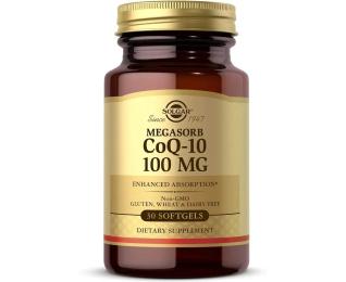 Натуральні добавки і екстракти Solgar Megasorb CoQ-10 100mg - 30 softgels (2023-10-4115)