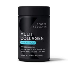 Натуральні добавки і екстракти Sports Research Multi Collagen Complex - 90 caps (2023-10-4397)