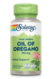 Натуральні добавки і екстракти Solaray Oil of Oregano 150mg - 60 softgels (2023-10-6759)
