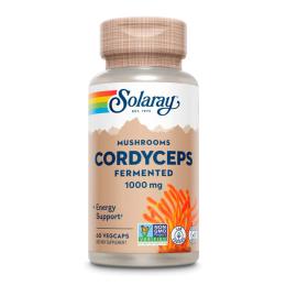 Натуральні добавки і екстракти Solaray Org Grown Fermented Cordyceps 1000mg - 60 vcaps (2023-10-2149)
