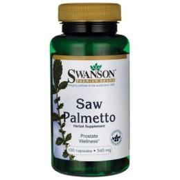 Натуральні добавки і екстракти Swanson Saw Palmetto 540 mg (100 caps) (19108-01)